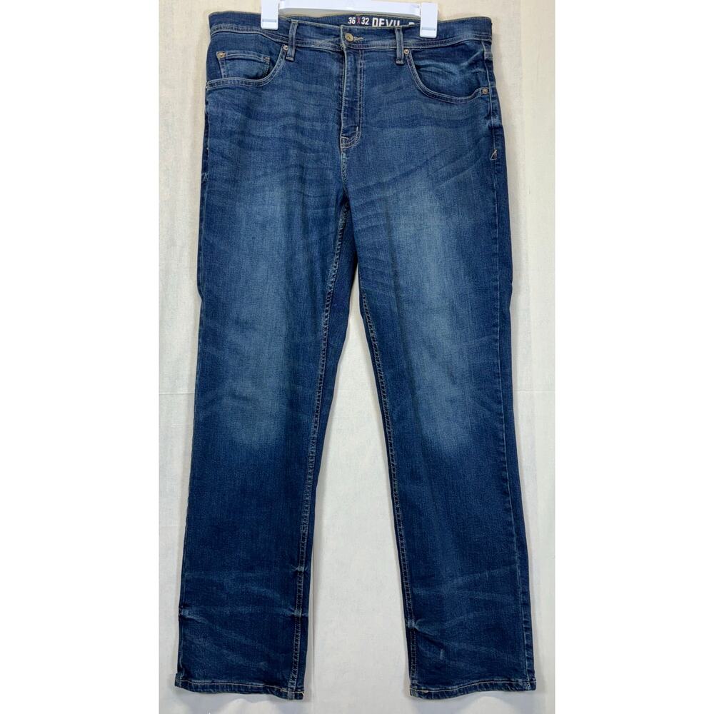 Men's Blue Straight Jeans